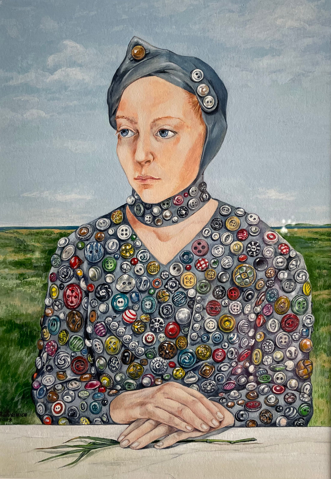 Button Lady by Anna Jurinich