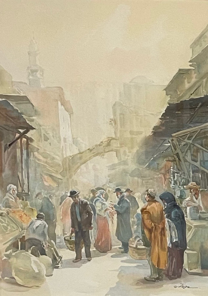 Scene in Jerusalem by Garri Katz